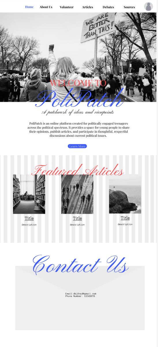 PoliPatch website screenshot